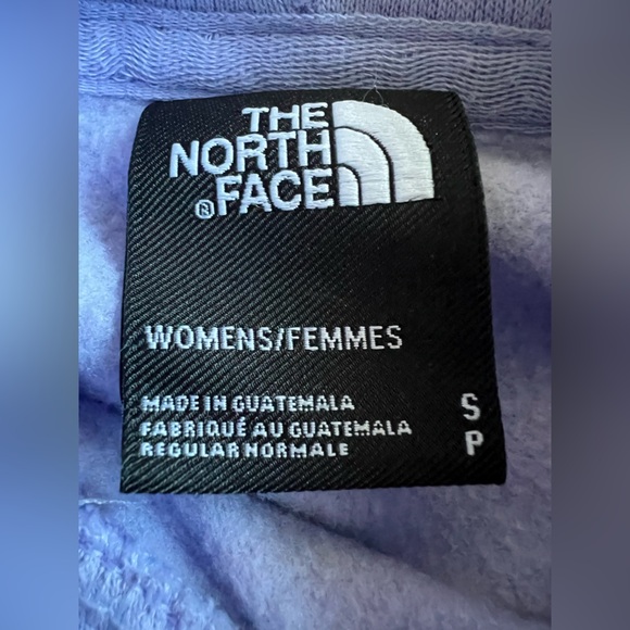 The North Face Sierra Nevada Topographical Map Pastel Purple lavender hoodie S - Picture 9 of 10